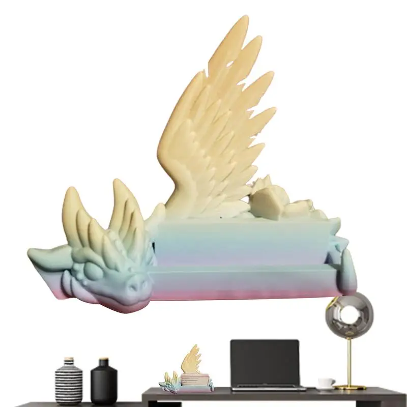 

Business Card Holder Desk Dragon Design Photo Display Desktop Card Holder Decorative Vivid Multifunctional Display Stand Desktop