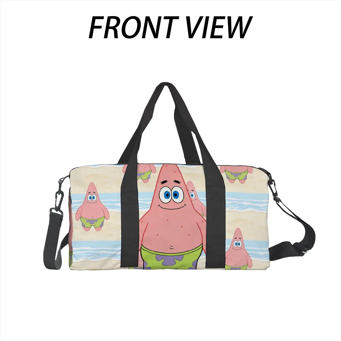 

Сумка-тоут Patrick Star, милая, модная, спортивная сумка, сумка через плечо, высокое качество, большая вместимость, стильный подарок, для повседневных поездок