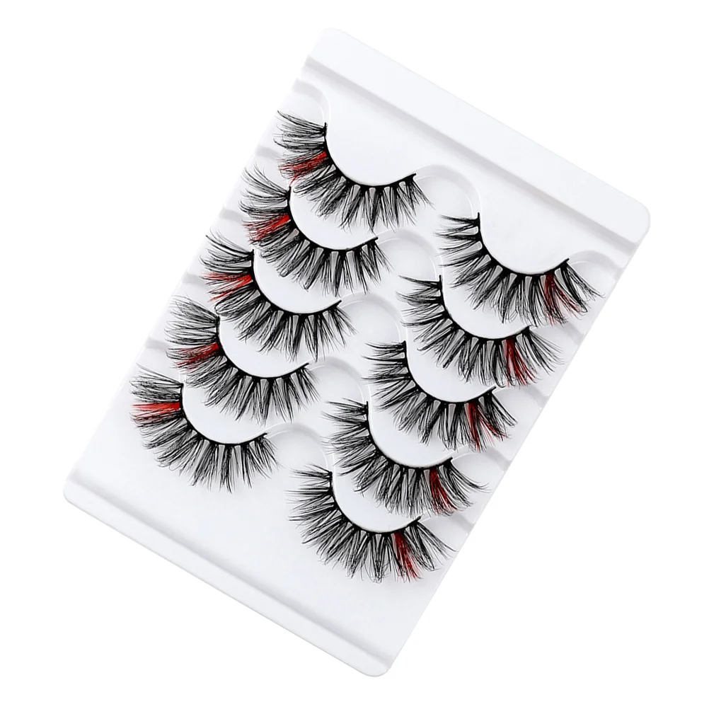 

5 Pairs Suite Fake Eyelashes Miss That Look Like Extensions Imitation False Women