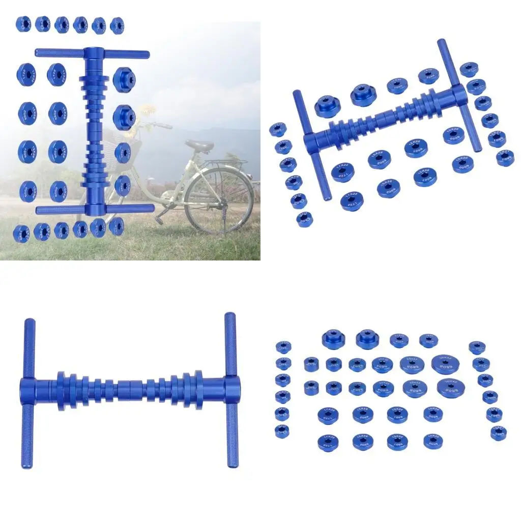 

02de Universal Bike Motorcycle Bearing Press Set для ремонта технического обслуживания колесных хабов