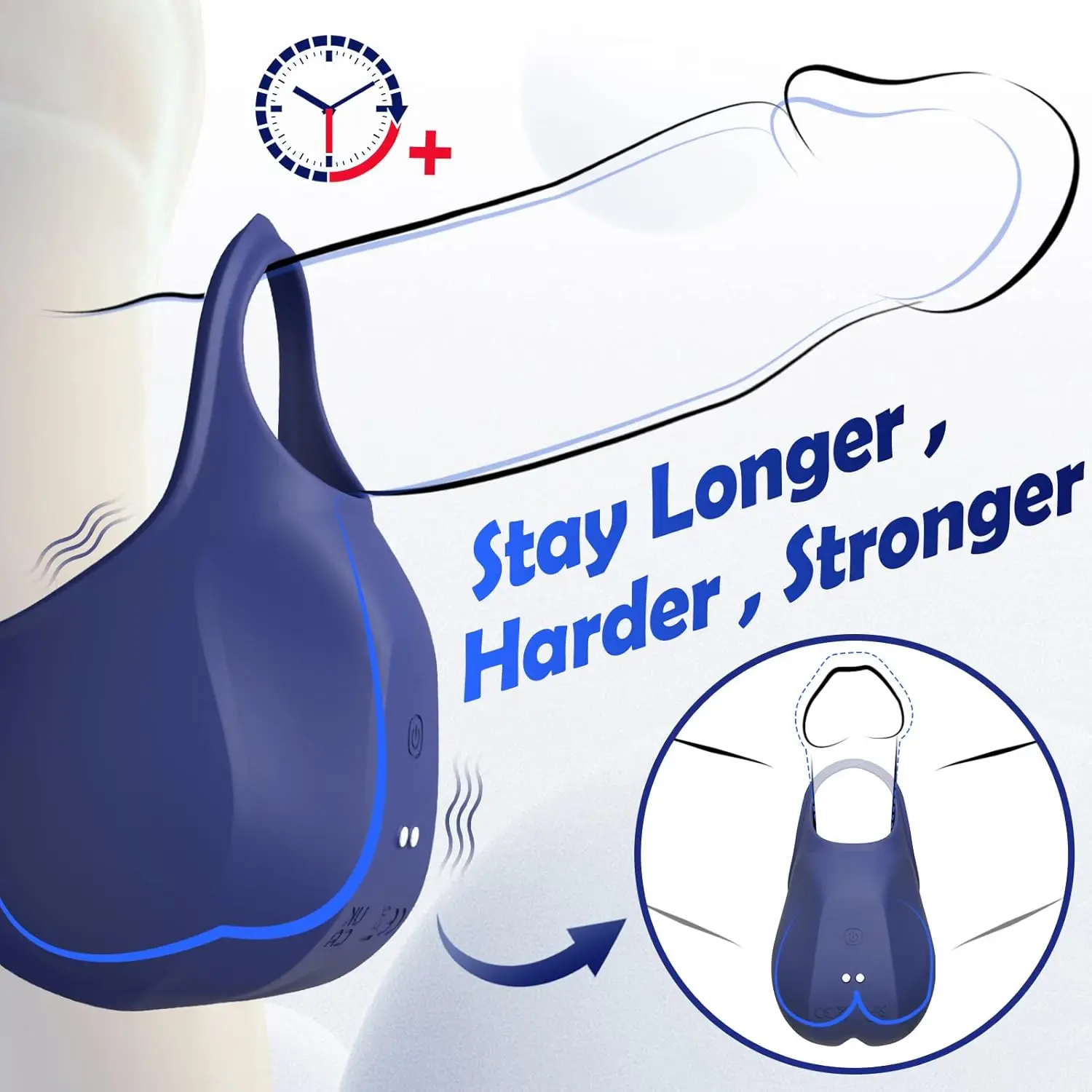 تهتز خاتم الديك مع مدلك الخصية ، عن بعد رجل القضيب الدائري هزاز الجنس لعب الكبار للذكور 10 تهتز ونابض وزارة الدفاع #4