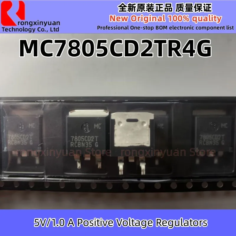 MC7805CD2TR4G MC7805CD2TG MC7805CD2TR4 7805CD2T MC7805CD2T TO263 MC7805  5V/1.0 A Positive Voltage Regulators 100% New original