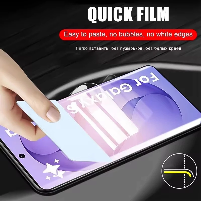 5 Piezas Película de Hidrogel para Samsung S25 S23 S22 S21 S24 S26 Ultra S20 FE S10 Plus Protector de Pantalla para Galaxy Note 20 Ultra 10 Plus 2