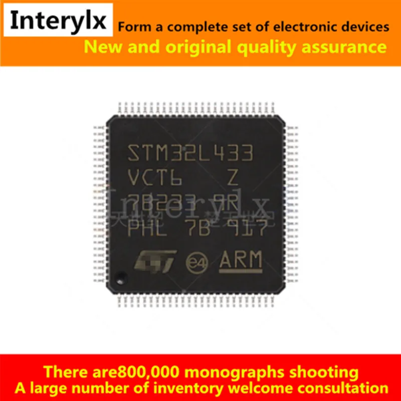 

5Pcs/Lot STM32L433VCT6 STM32L433 32L433VCT6 IC MCU 32BIT 256KB FLASH 100LQFP