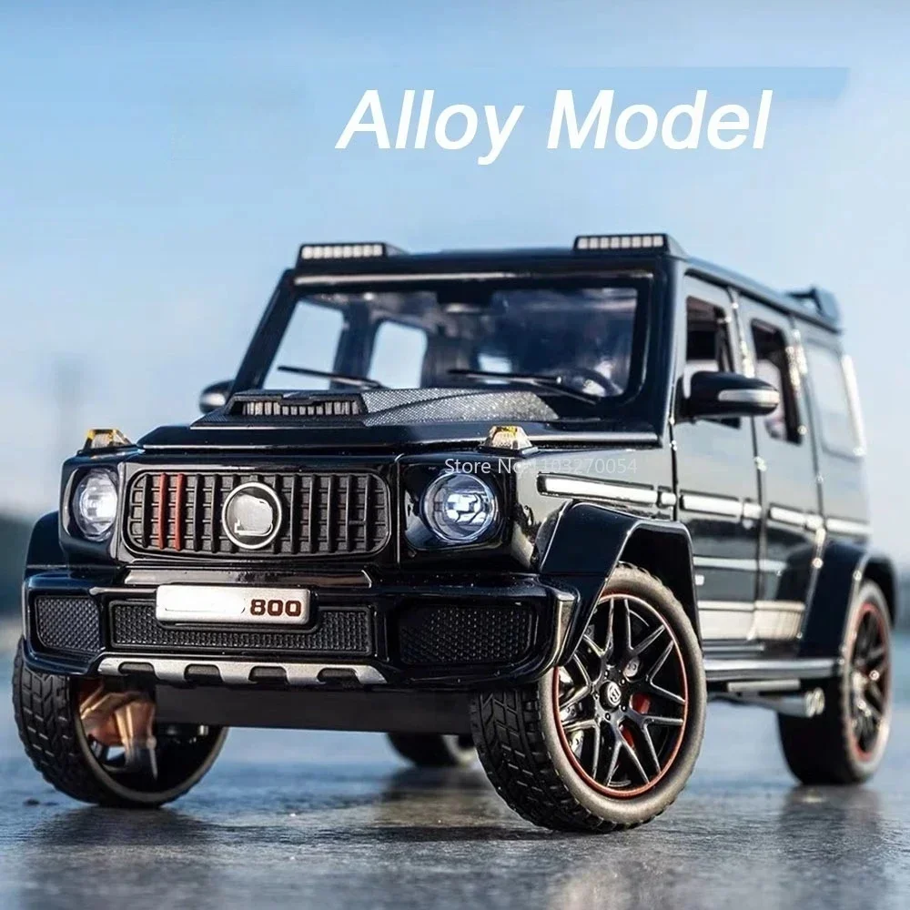 1/18 Scale G800 Model Car Toys Alloy Diecast Metal Off-Road Vehicles Collection With Sound & Light Toy Cars Children Gift Series