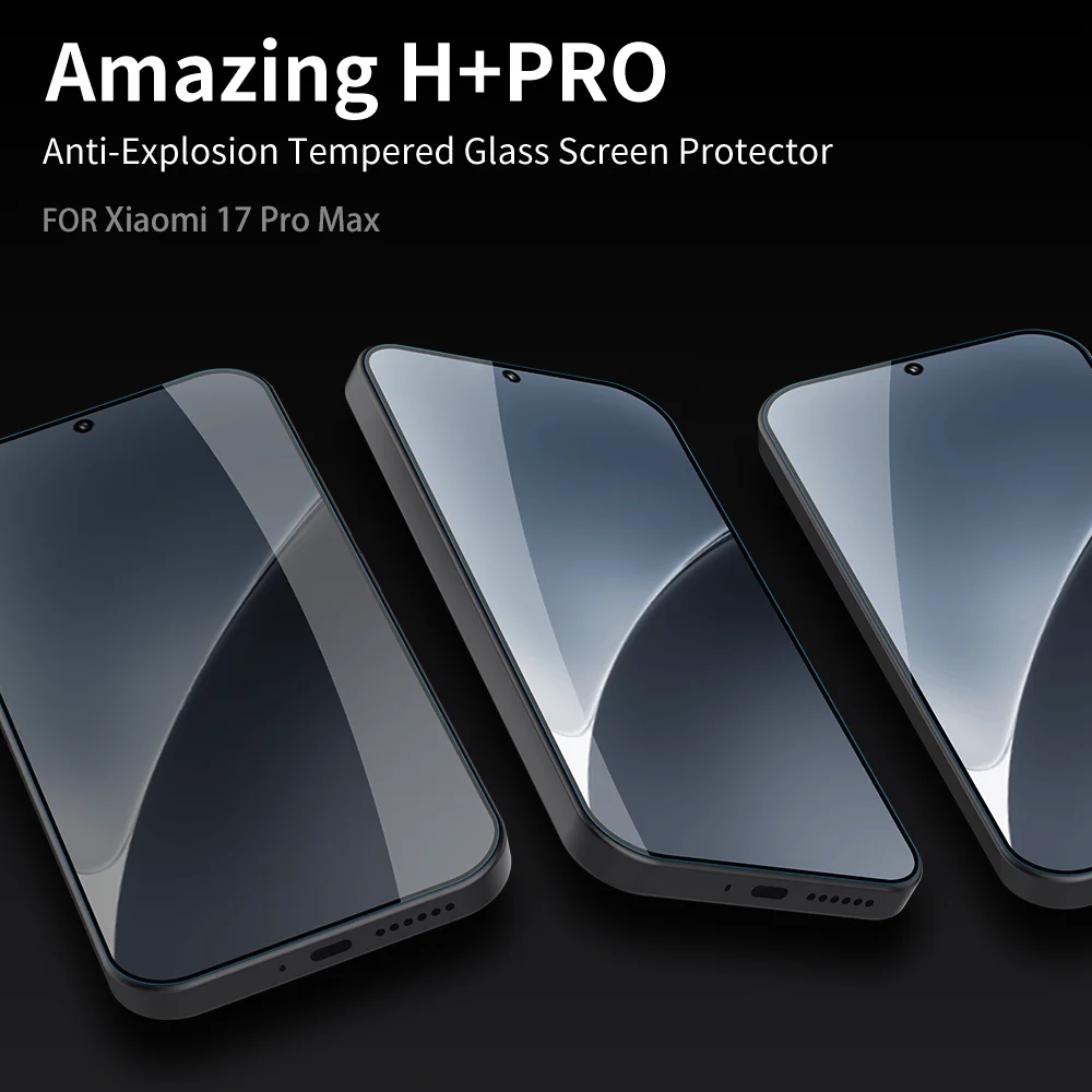 NILLKIN For Xiaomi 17 Pro Max Screen Protector H+Pro Explosion-proof Tempered Glass Film For Xiaomi Mi 17 Pro For Mi 17 Glass