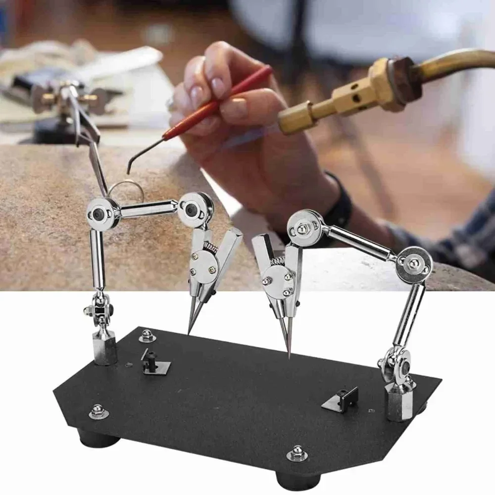 

Auxiliary Welding Work Clip Jewelry Welding Fixture Table Clip Clamp for Soldering Repairing