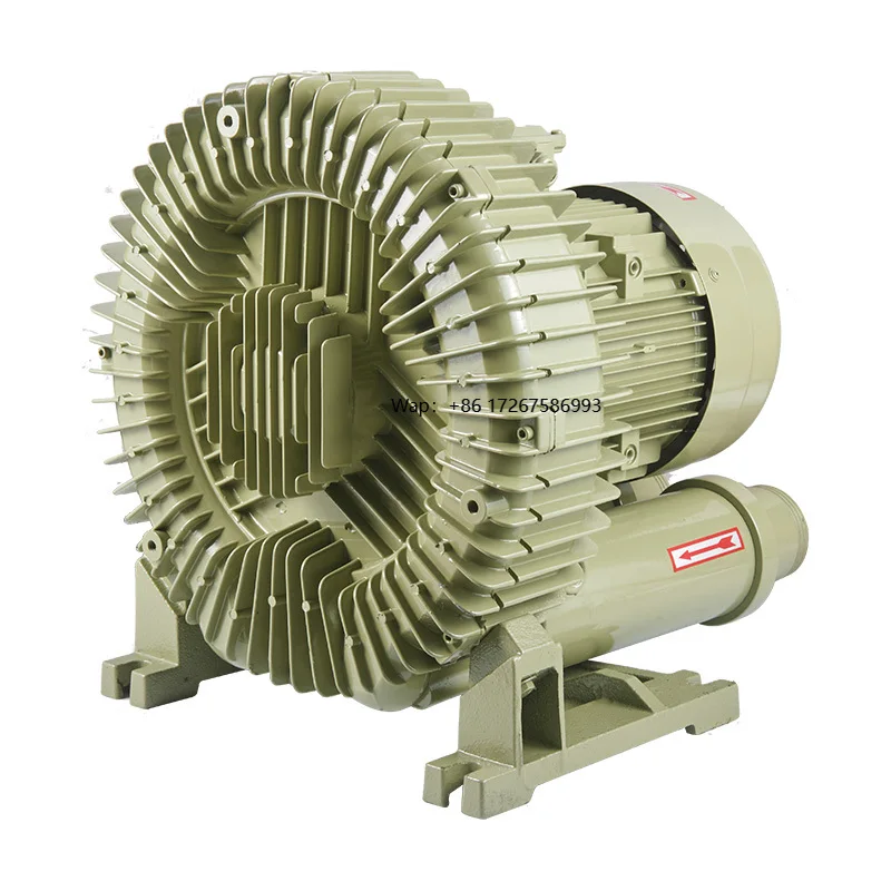 High Pressure Regenerative Side Channel Ring Blower with AC Motor for Fish Oxygen Supply
