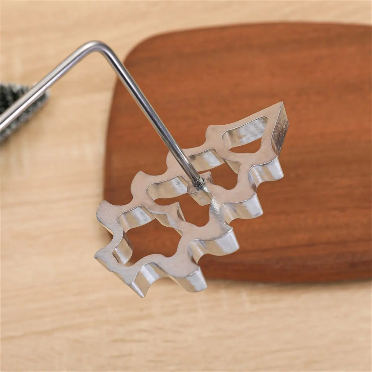 ABFW Hollow Aluminum Alloy Frying Mold Fried Shrimp Cake Snack Kitchen Tools Waffle Mold A