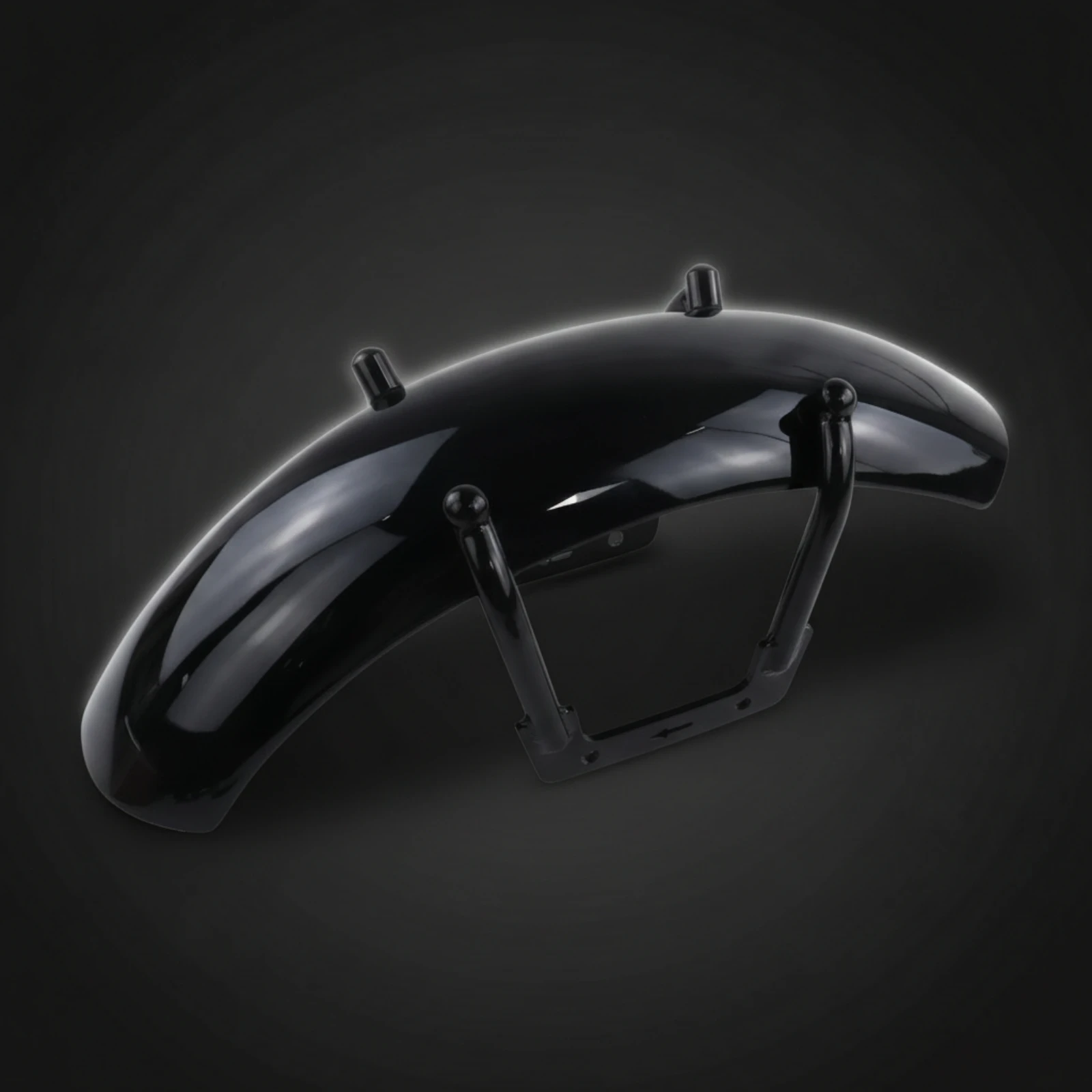 Bobber Mudguard Curved Motorcycle Mudguard with Bracket Motorcycle Mudguard Bracket Long-Lasting Sleek for Motorcyclists