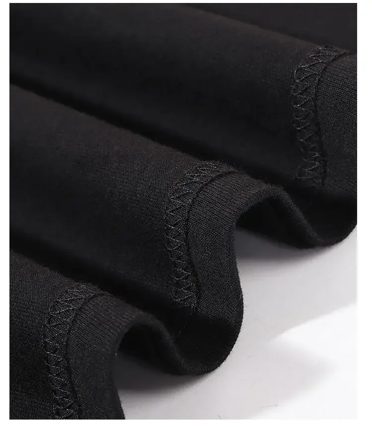 100% Cotton Long Sleeve T-Shirt Men Solid Basic Crew Neck Soft Casual Top view 6