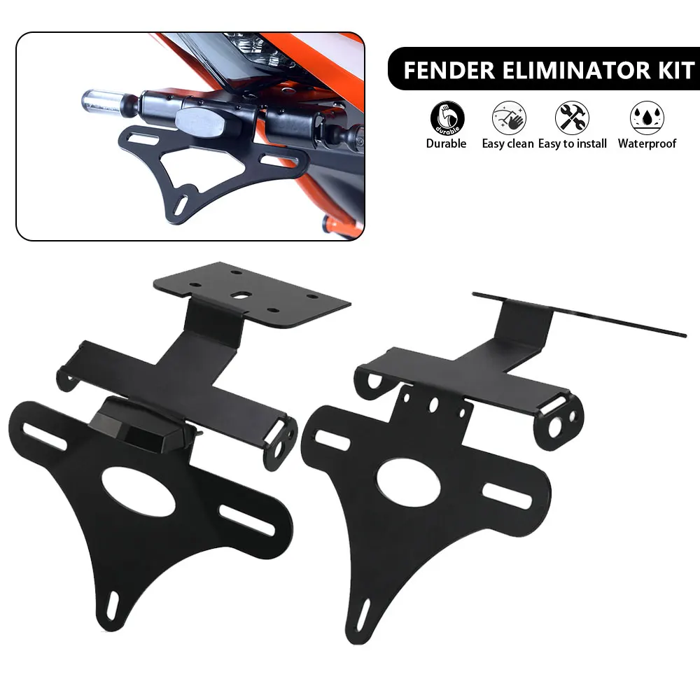 

Motorcycle Tail Tidy License Plate Holder Fender Eliminator For KTM RC 125 200 390 2022 2023 2024 2025 RC125 RC200 RC390 Parts