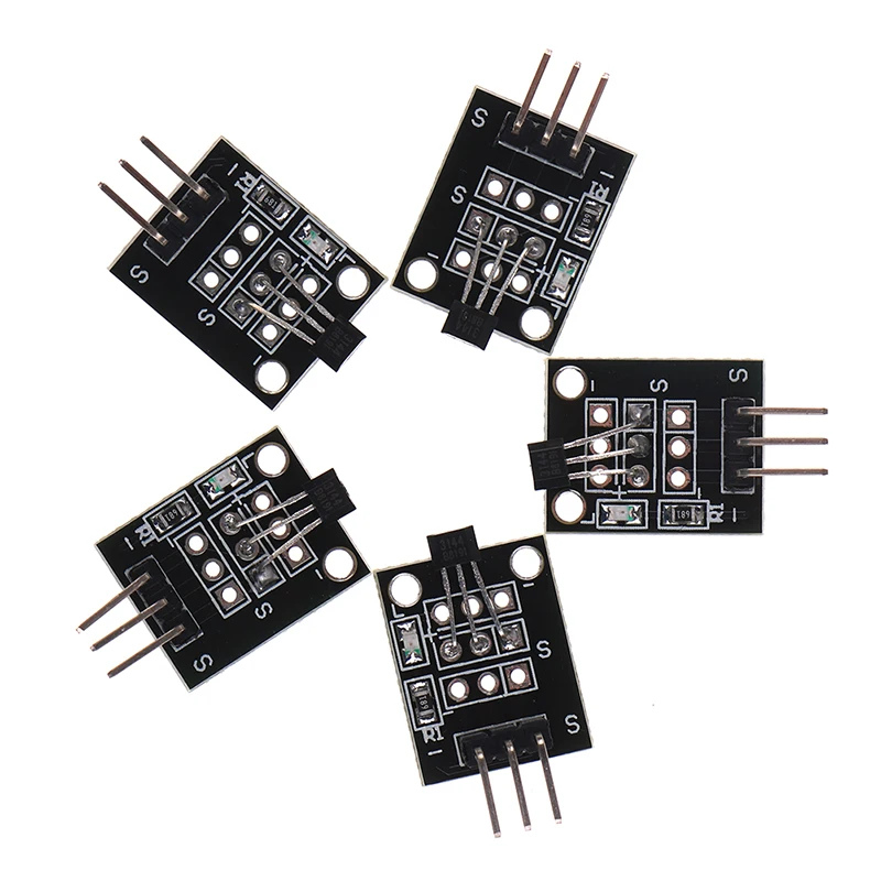 5PCS KY-003 Hall Effect Magnetic Sensor Module For Pic avr Smart Car