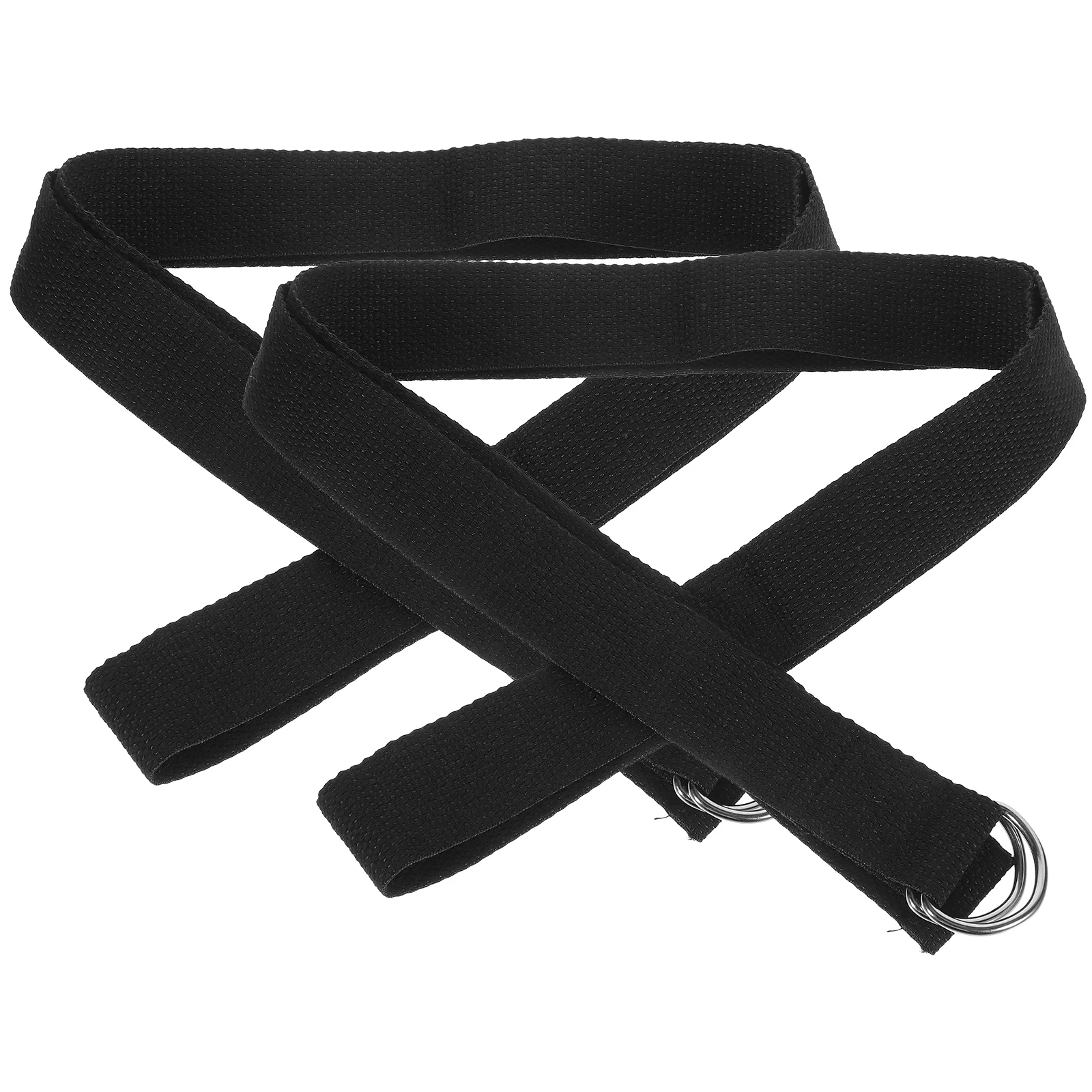 

2 Pcs Yoga Strap Workout Band Food Exercise Mat Holder Inelastic Stretch Body Multi-purpose Fitness