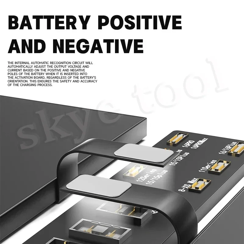 Carte d'activation de la batterie LUOWEI LW-B01/B02 (aucun démontage requis) pour iPhone 5-16 h et activation de la batterie Android en un clic