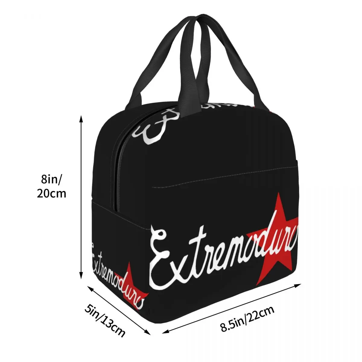 Extremoduro Logo Torba na lunch Unisex Przenośna lodówka Izolowane pudełko na drugie śniadanie Pudełko na żywność Bento