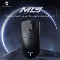 Thunderobot ML901 Wireless Gaming Mouse PAW3395 26000DPI 650IPS Nordic MCU Symmetrical Form 3-Zone RGB For Laptop PC Gamer
