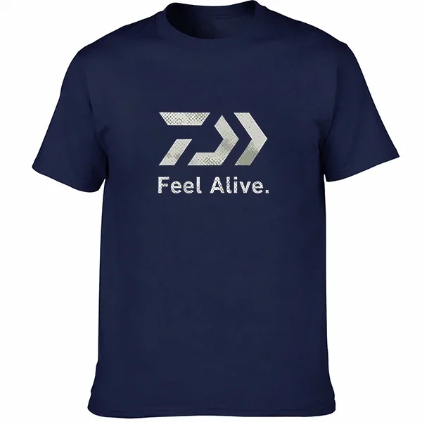 2026 New Sports Breathable T-shirt, Outdoor Fishing Style Letter Arrow Printed Casual T-shirt, Luxurious Short Sleeved Shirt