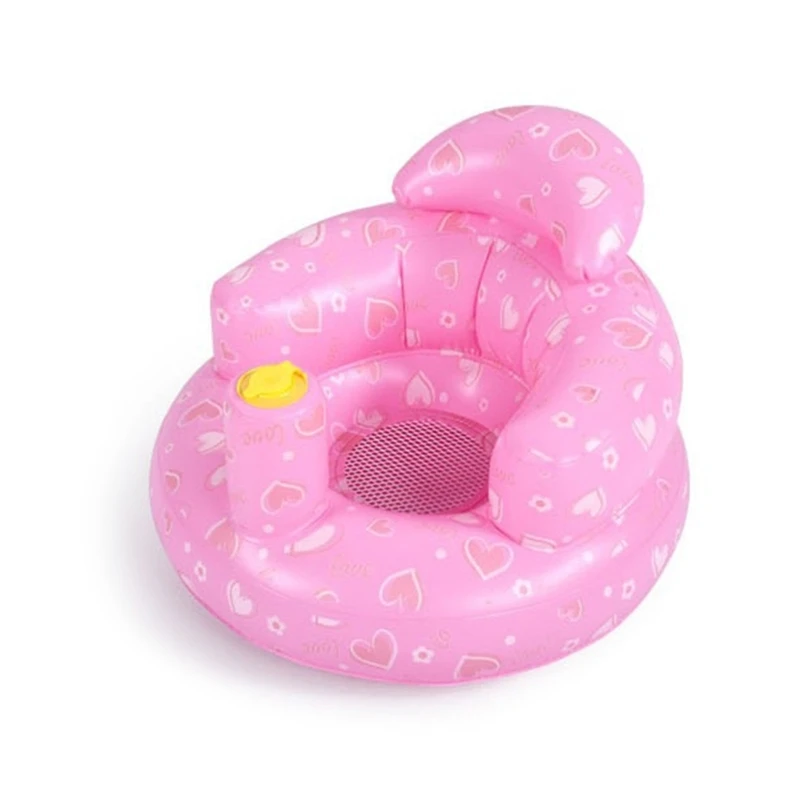 Sillón inflable apoyo para niños pequeños, sofá inflable portátil para bebés, 97BE