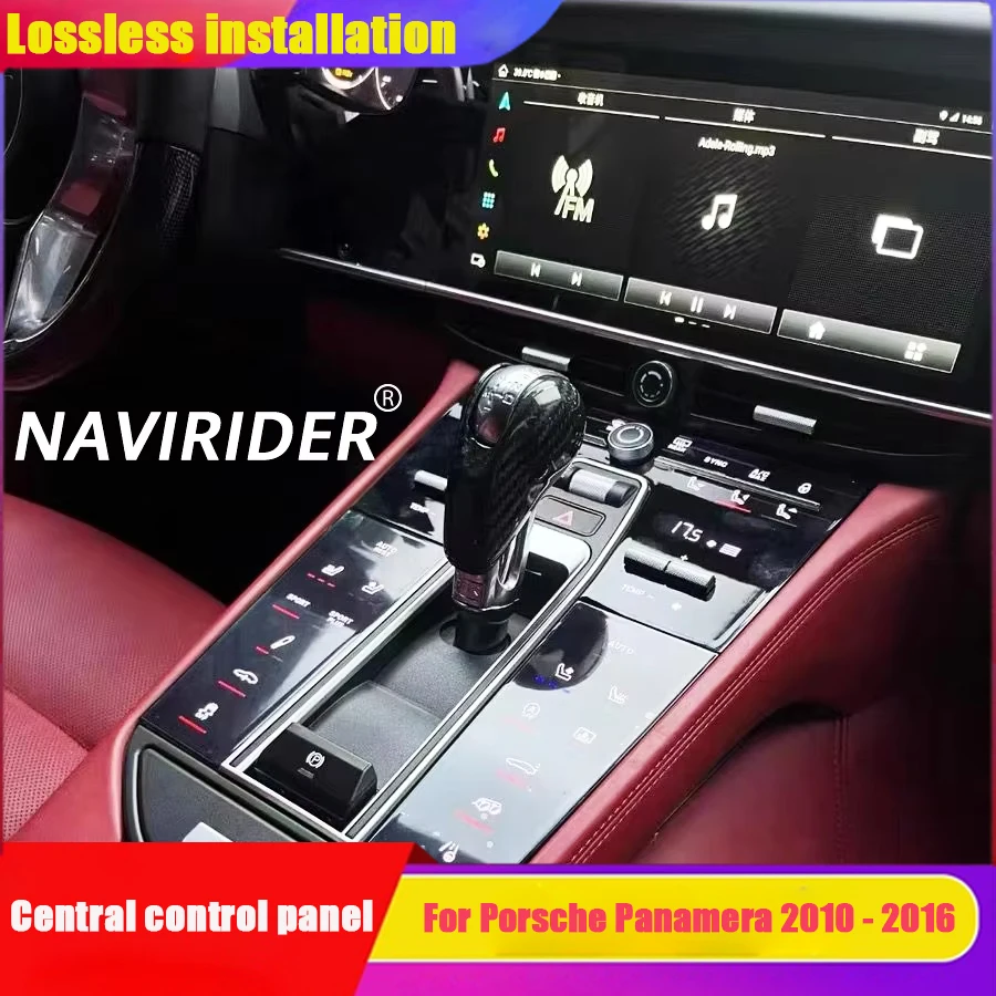 

For Porsche Panamera 2010-2016 Touch Dashboard Panel Carplay Radio AC Electric Air Conditioning Vents 2din Car Center Console