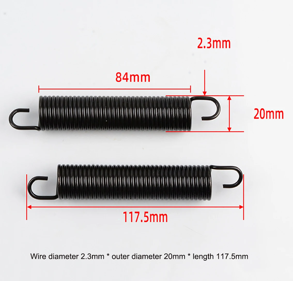 Wire Diameter 2.3mm Forklift Tension Spring Clutch Pedal Return Spring Outside Diameter 20mm*Length 117.5mm