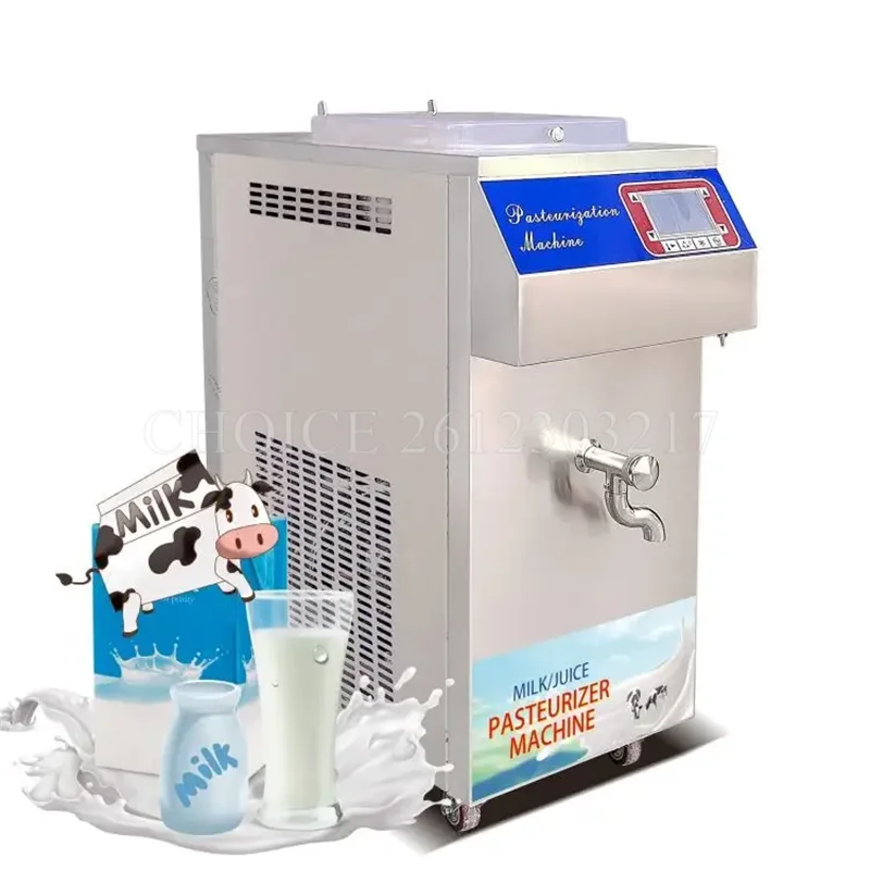 Small Milk Pasteurization Machine Pasteurizer Ice Cream Sterilization Equipments Automatic Food Sterilizer Milk Homogenizer