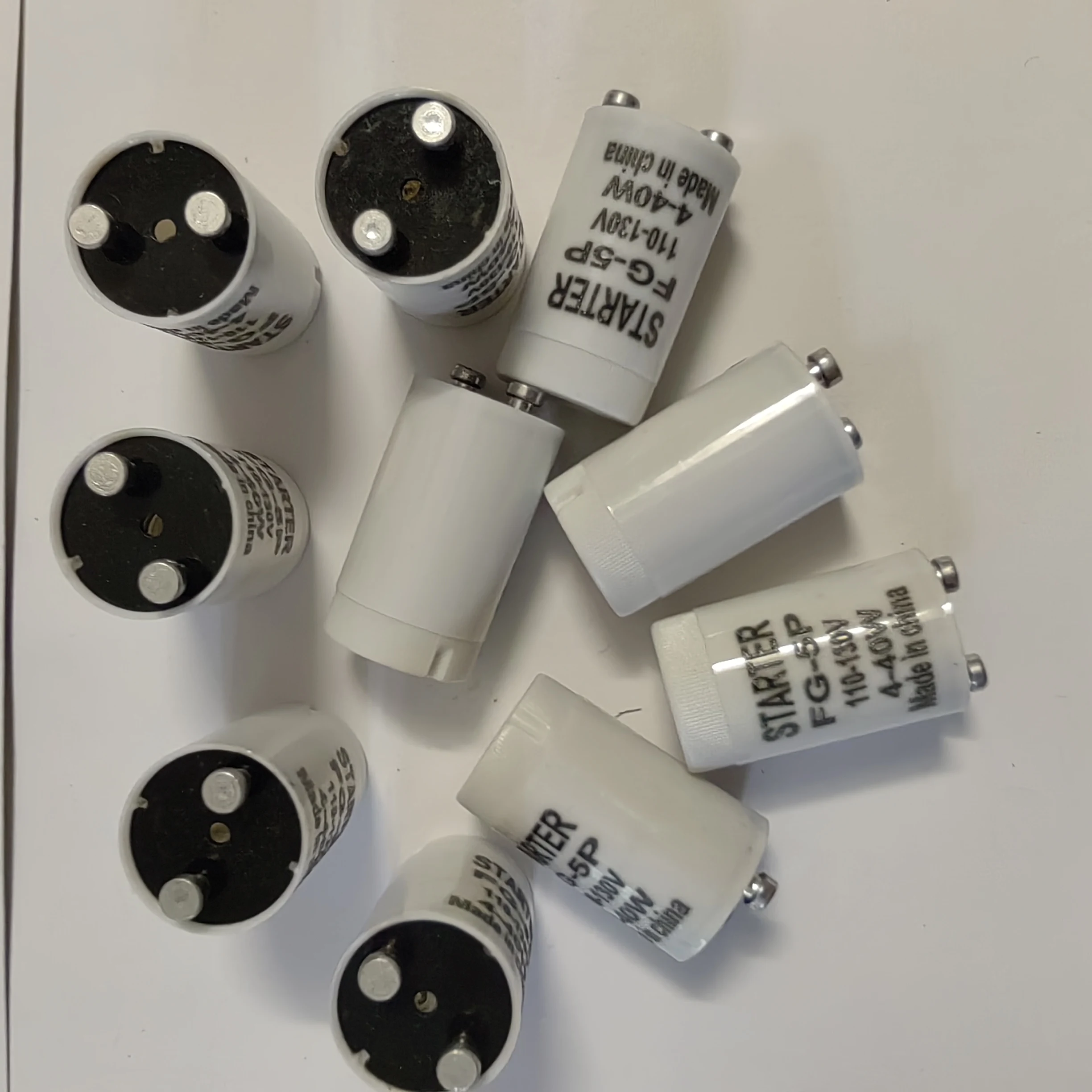 10 قطعة 110 فولت-130 فولت كاتب مصباح ليد البعوض مصباح فيوز كاتب FG-5P لمصابيح البعوض 4-40 واط CE ROHS