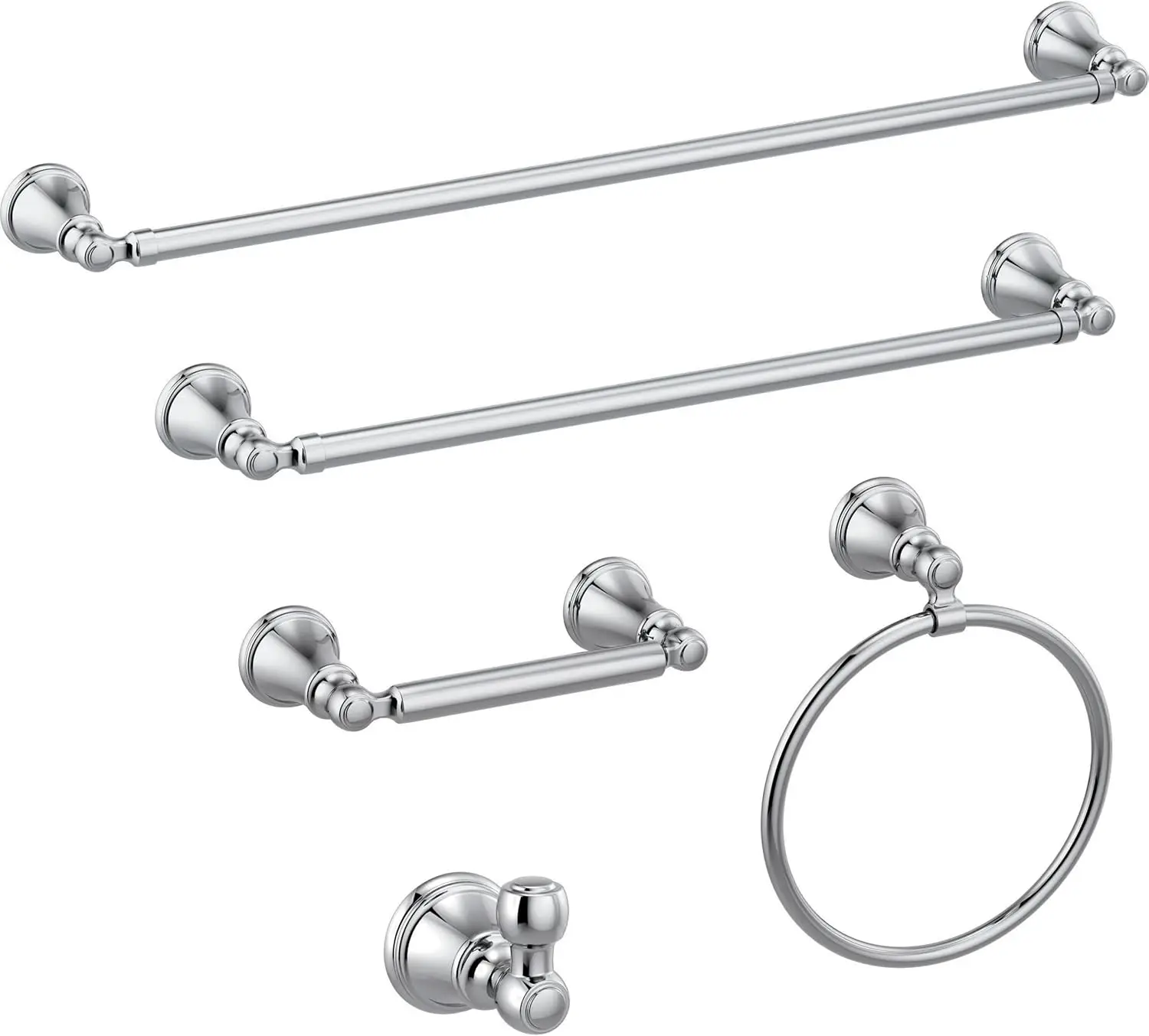 浴室収納用の磨かれたクロム製トイレットペーパーホルダー、回転式壁掛けティッシュロールオーガナイザー