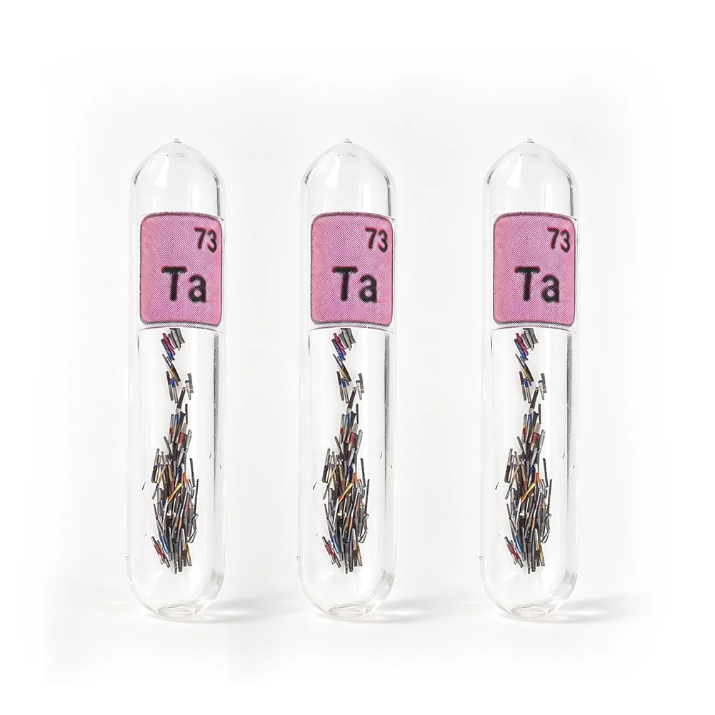 Tantalum Ta Metal Element Sample Ornament Vial Periodic Table  Specimen Collection Teaching for Science Enthusiast Collector
