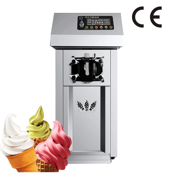 

Soft Serve Ice Cream Machine- Mix It In Ice Cream Maker for Frozen Yogurt, Sorbet, Gelato, Drinks 1.5 Quart