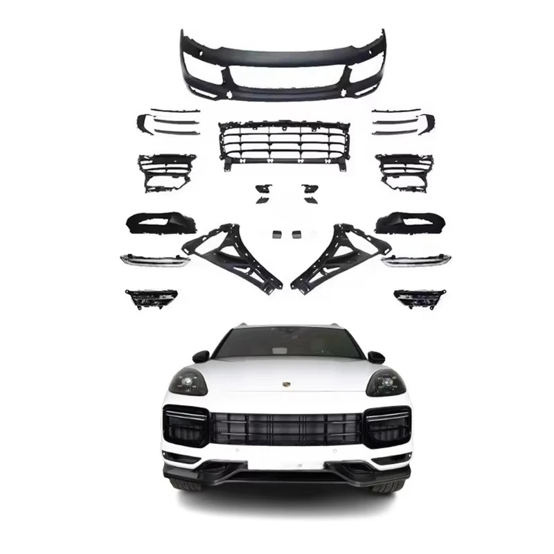 

Suitable for 2011-2017 958.2 Upgrade Turbo Front Bumper Cayenne 958.2 GTS Front Bumper Body Kit Car Grillecustom