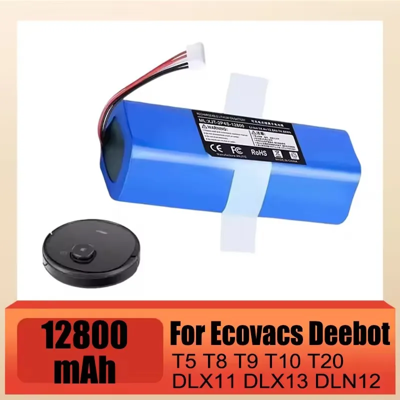 NEW 14.4V Replacement Battery For ECOVACS Deebot Ozmo 950 T8 T8+ T5Max Power Hero T10 T9 X1 DX65 DX96 DX93 Robot Vacuum Cleaner