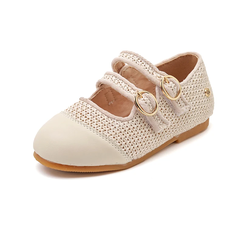 ALS Nieuwe Kinderschoenen Kinderen Weave Schoenen Baby Meisjes Modemerk Oxford Peuter Loafers Jongens Schoenen Baby Prinses Schoen Mary Jane