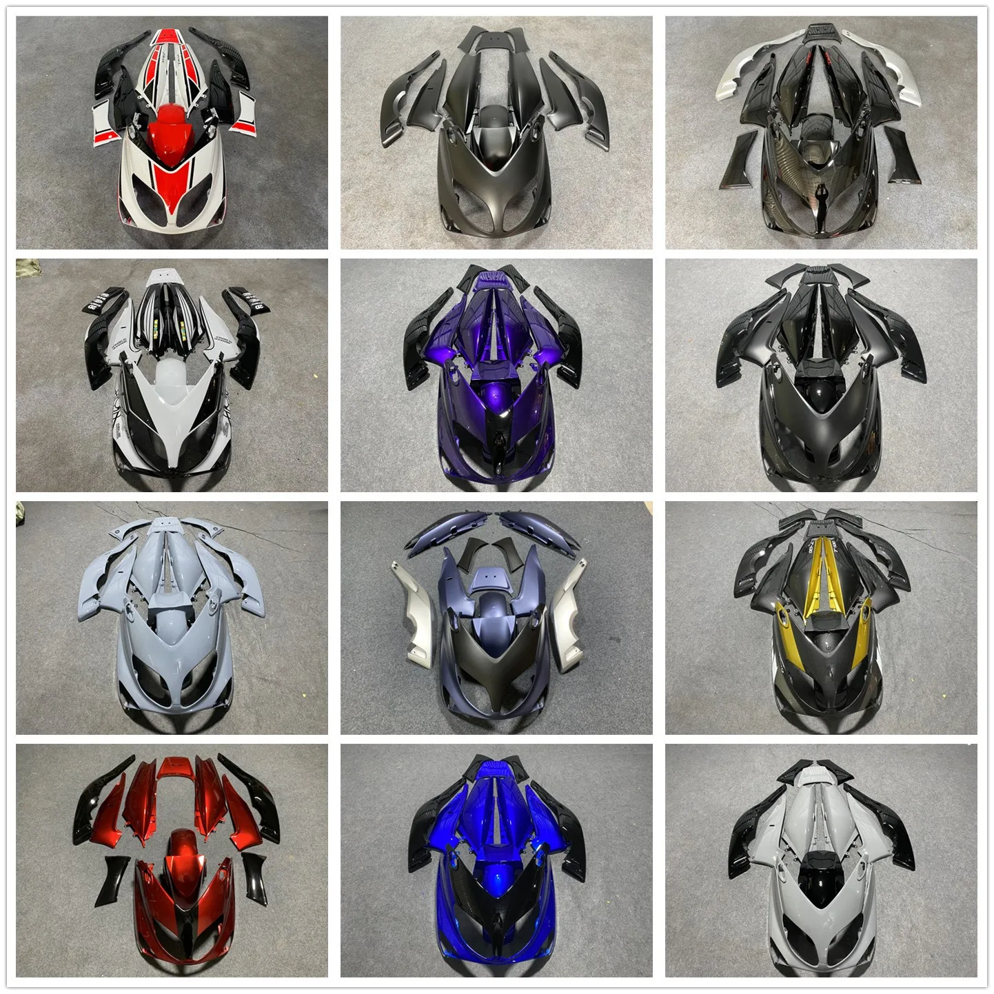 The motorcycle fairing kit is applicable to the TMAX500 2001 2002 2003 2004 2005 2006 2007 body fairing motorcycle protective