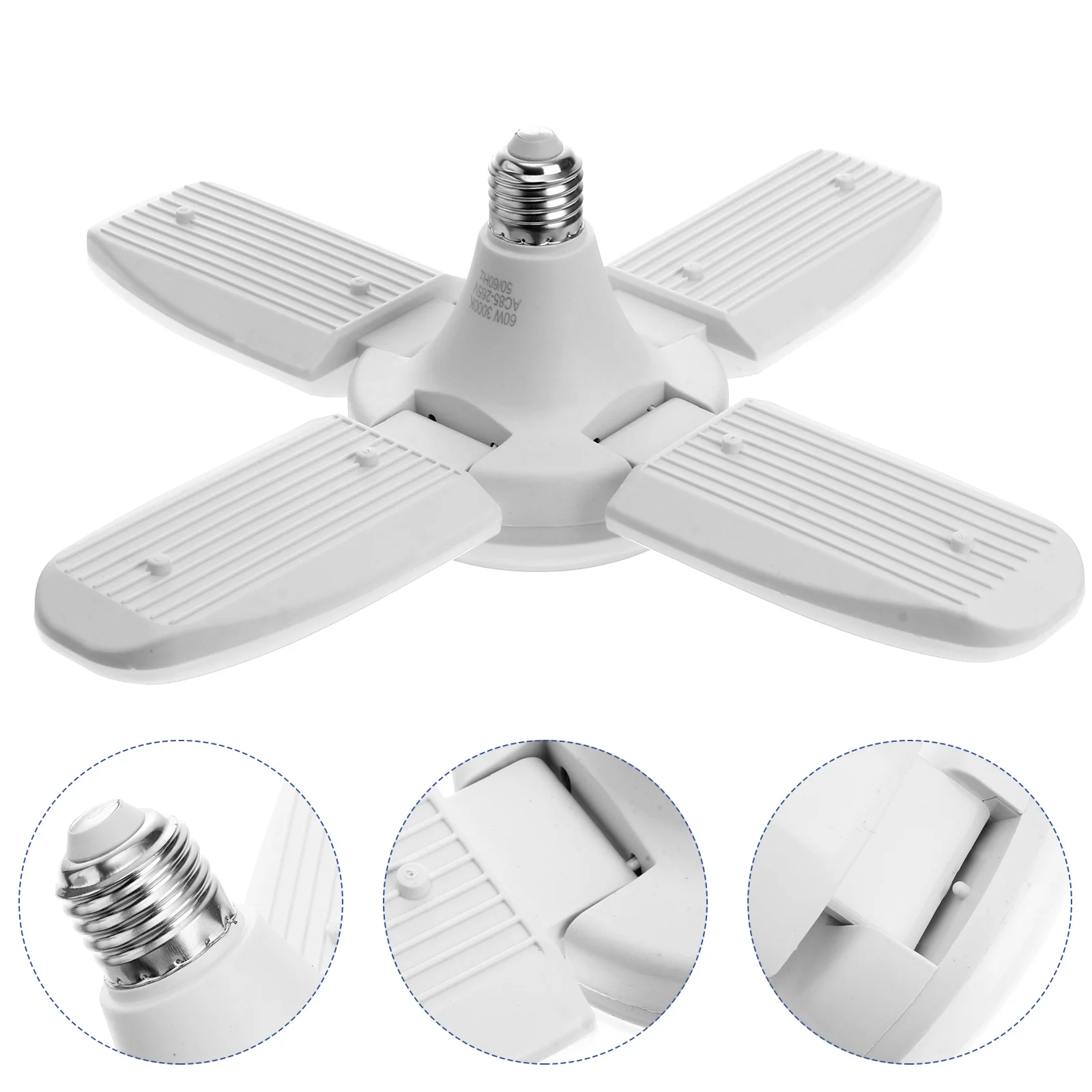 

Folding Deformation Garage Light Screw Fixture Bright White LED Bulb Bulbs Lights