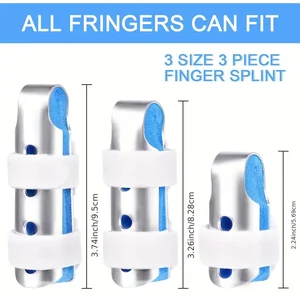 1 Buah Belat Jari, Penyangga Jari Penstabil Jari untuk Jari Patah Meluruskan Imobilisasi Buku Jari Artritis 8 vingerbrace penjualan terbaik - №