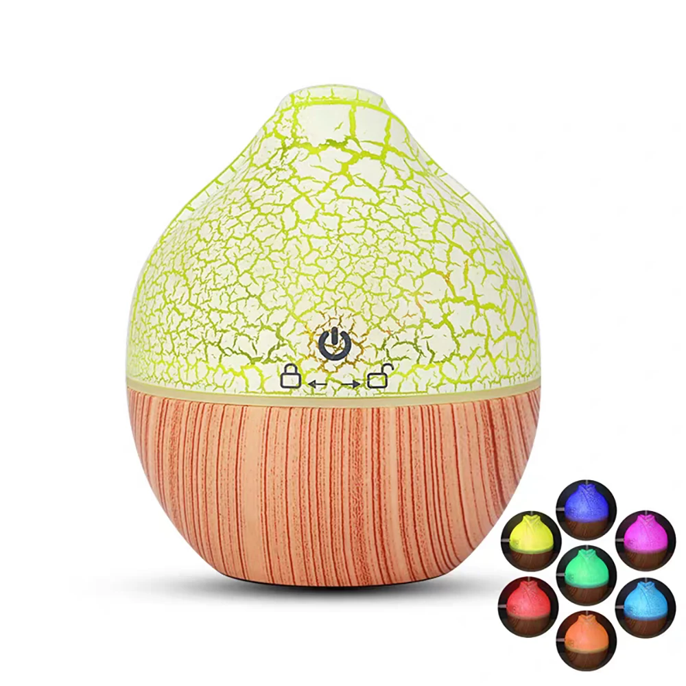 130ML Wood Grain Ultrasonic Intelligent Fragrance Machine Air Spray Humidifier Essential Oil Diffuser Humidifiers Diffuser