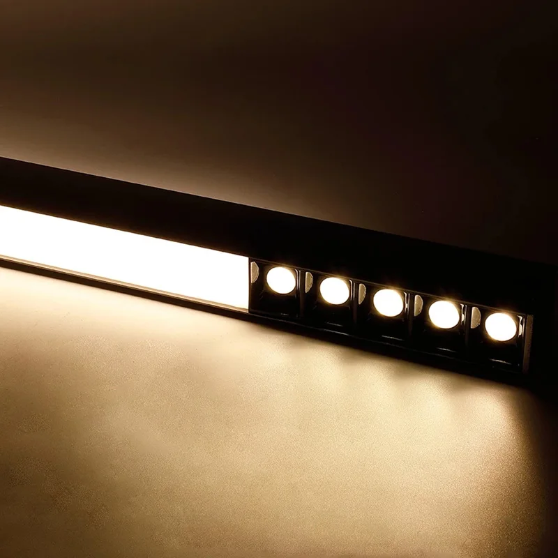 Imagem -05 - Coojun Moderno Led Luzes Pingente Simples Mesa de Escritório Sala Jantar Barra Linear Luz Teto Pendurado Lâmpada Iluminação Interior 120cm