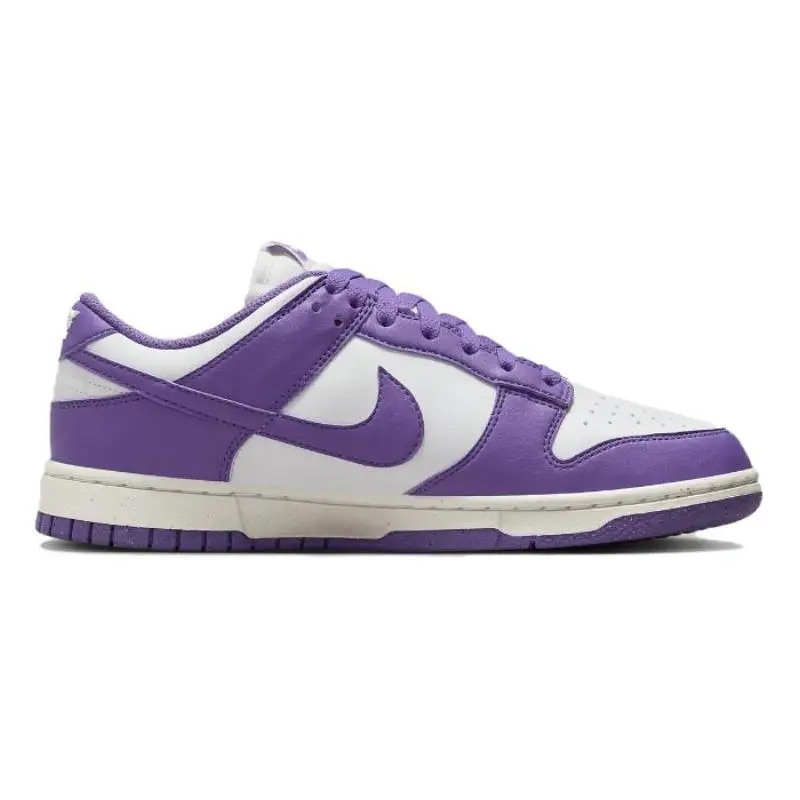 Nike Dunk Skateboarding Women's Low-top Lilac Purple/White Sneakers shoes DD1873-108 With Original Box