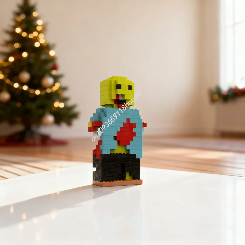 

289pcs MOC Big Minifig Zombie Seasonal Model Building Blocks Architecture Christmas Gift DIY Toy Education Brick Birthday