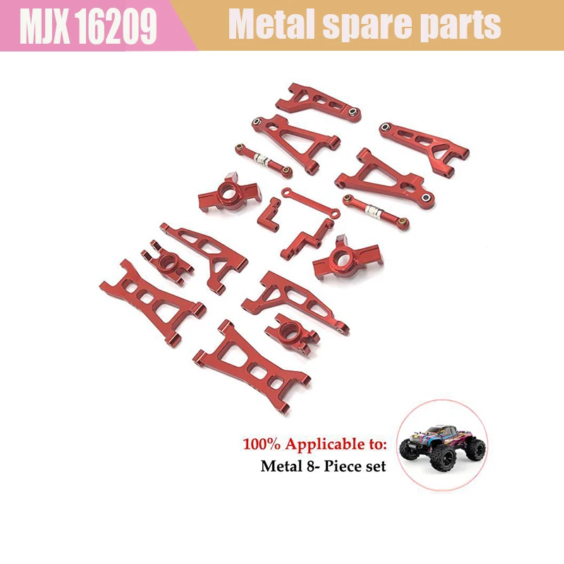 MJX Hyper Go H16 16207 16208 16209 16210 14301 14302 4Pcs Metal 12mm Wheel Hex Hub Adapter RC Car Upgrade Parts Accessories