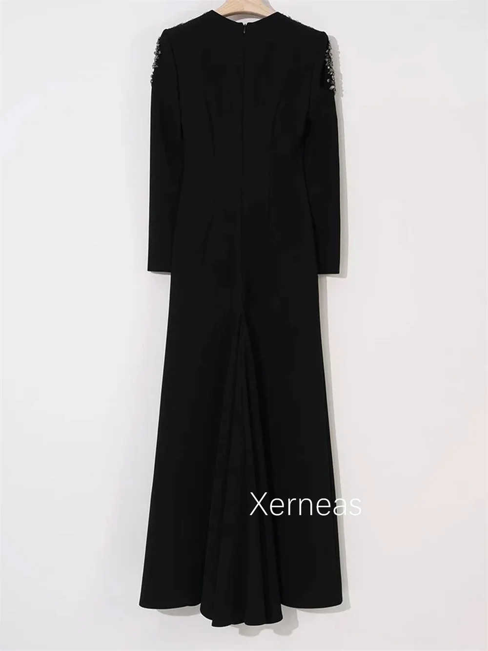 Personalizado formal jérsei plissado lantejoulas a linha jóia vestidos longos sob medida ocasião tamanhos de baile disponíveis