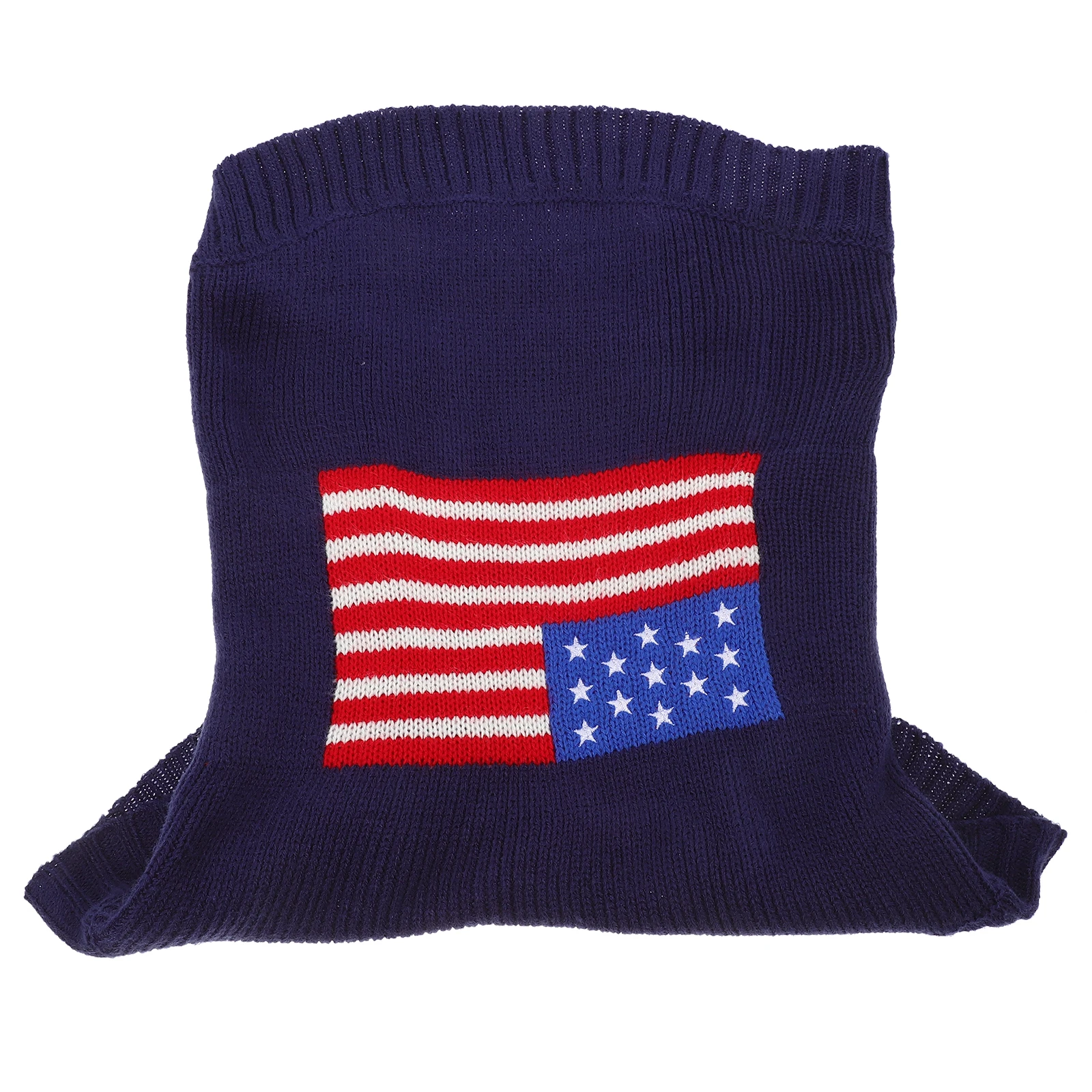 

American Flag Pet Sweater For Small Dog Winter Warm Fashion Puppy Clothing Christmas Party Costume Outdoor Wear