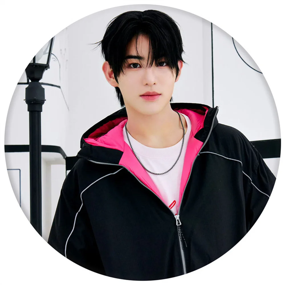 Kpop KICKFLIP معاينة الصور مفهوم الصور صفيح شارات مرآة سلاسل المفاتيح KYEHOON DONGHWA JUWANG DONGHYEON المشجعين الهدايا جمع #5