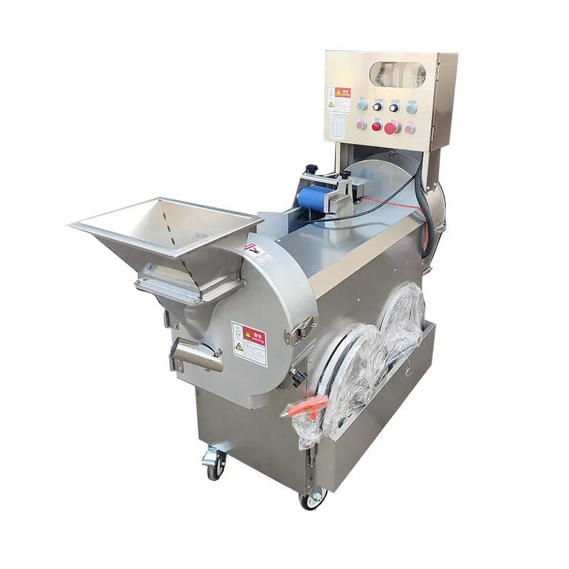 

Commercial double-head vegetable cutter, multi-function frequency conversion