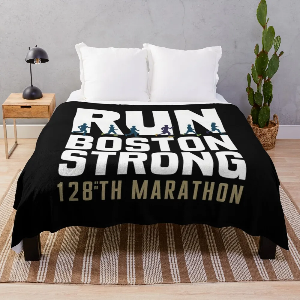 

Одеяло Marathon Monday Run Boston Strong-128, одеяло для марафона Polar для ребенка, роскошные брендовые одеяла для косплея в стиле аниме