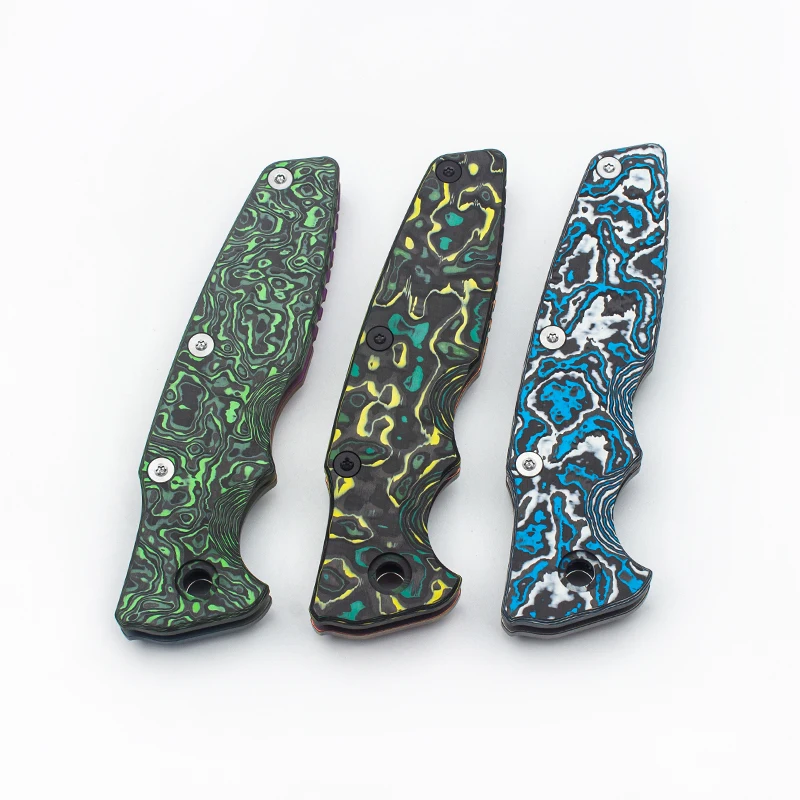 

1PC. Color Carbon Fiber Scale for Rick Hinderer EK Unique Texture Upgrade Pocket EDC