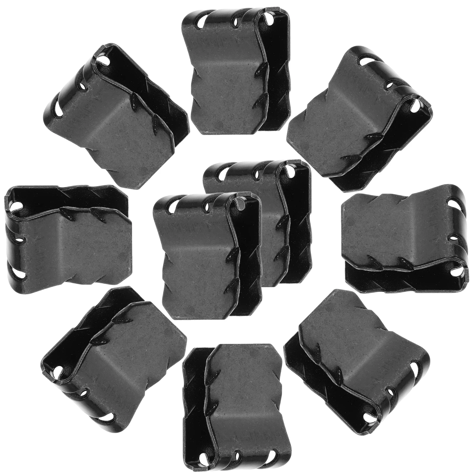 

10pcs Durable U Shaped Body Fasteners Kit Cable Wire Straps Solar Cord Nuts Large Vehicle Parts