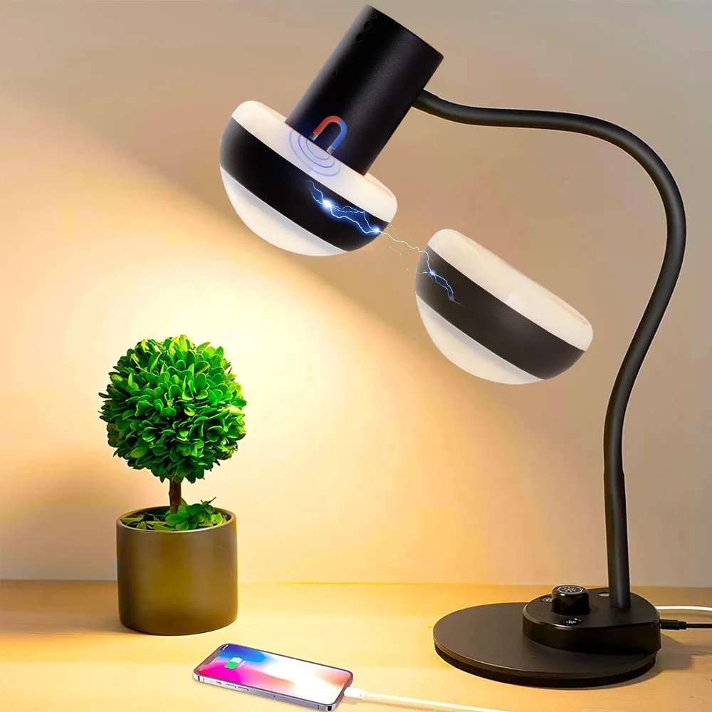 

9.5WLED Reading Desk lamp with USB charging base touch adjustment brightness adjustable eye protection office desk lamp
