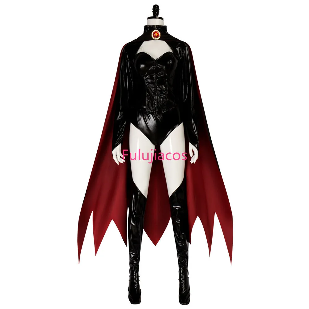 

Fulujiacos Female Madelyne Pryor Cosplay Costume X Men97 Villain Jumpsuit
